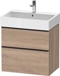 Duravit D-Neo Waschtischunterschrank wandh&auml;ngend 684x442x625 Az 1 Ei...