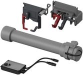 Tece planus WC-Fernausl&ouml;sung Funk f&uuml;r St&uuml;tzklappgriffe, 6 V-Batterie, 9240354