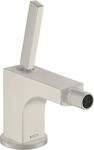Hansgrohe Bidetmischer Axor Citterio 90mm Edelstahl Optic 39210800