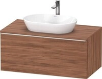 Duravit D-Neo Konsolenwaschtischunterbau wandh&auml;ngend Nussbaum Matt...
