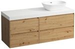 Laufen Waschtischunterschrank und Waschtisch-Platte LANI 495x1370x580...