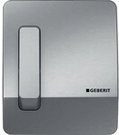 Geberit Urinal-Steuerung mit pneumatischer Sp&uuml;lausl&ouml;sung Bet&auml;tigungsplatte