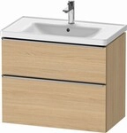 Duravit D-Neo Waschtischunterbau wandh&auml;ngend Natur Eiche Matt 784x452x625 mm -