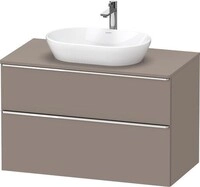 Duravit D-Neo Konsolenwaschtischunterbau wandh&auml;ngend Basalt Matt 1000x550x664...
