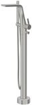 Steinberg Freistehende Wannenarmatur, mit Umsteller, Handbrause, brushed nickel,