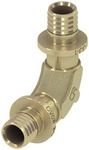 Tece flex Bogen 90 Grad druckverlustopt. Dim. 50 x 50, Siliziumbronze, 707350...