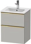 Duravit D-Neo Waschtischunterbau wandh&auml;ngend Betongrau Matt 510x402x625 mm -