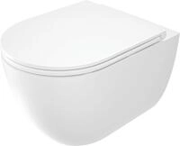 Neuesbad Wand-WC sp&uuml;lrandlos + WC-Sitz NB1DECGRD6ZPW1