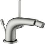 Keuco Bidetarmatur Edition 400 51509, m. Ablaufgrt., Edelstahl-finish, 51509060000