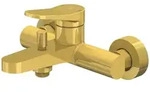 Steinberg Serie 340 Aufputz-Einhebelmischer 1/2", f&uuml;r Wanne, brushed gold,...