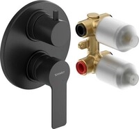 Duravit D-Code Einhebel-Wannenmischer Unterputz Set DC5210008046