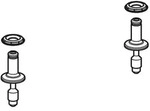 Geberit Geberit ONE Fixierbolzen f&uuml;r WC-Sitz , 243987001 243987001