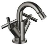 Dornbracht Bidet-Einlochbatterie mit Ablaufgarnitur TARA 24510892 Dark Chrome