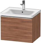 Duravit D-Neo Waschtischunterbau wandh&auml;ngend Nussbaum Matt 584x452x440 mm -