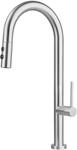 Neuesbad Serie 680 Sp&uuml;ltischarmatur mit U-Auslauf und Ausziehbrause, Edelstahl