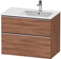 Duravit D-Neo Waschtischunterbau wandh&auml;ngend Nussbaum Matt 810x462x625 mm -