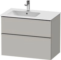 Duravit D-Neo Waschtischunterbau wandh&auml;ngend Betongrau Matt 810x462x625 mm -