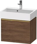 Duravit D-Neo Waschtischunterbau wandh&auml;ngend Nussbaum dunkel Matt 584x372x440...