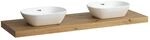Laufen Waschtisch-Platte LANI 495x1570x65 mit Aussschnitt links und rechts