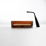 Steinberg Serie 489 Waschtisch Aufsatzschale rechteckig aus Polyresin, 489 7010...