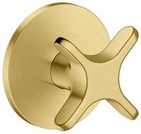 Hansgrohe Absperrventil Unterputz AXOR One mit Kreuzgriff brushed brass, 48771950