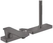 Hansgrohe 3-Loch Wannenmischer sBox Axor Citterio C brushed black chrome , 49430340