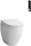 LAUFEN WC-Sitz+Deckel CLEANET PRO Sp&uuml;lrandloses Stand-WC, wei&szlig;, H603890000S002
