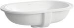 Laufen Einbau-Waschtisch von unten SAVOY 375x575x175 oval oHl m&Uuml;l Unterseite