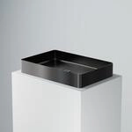 Steinberg Serie 442 Waschtisch Aufsatzbecken aus Edelstahl, gunmetal, 442 7110...