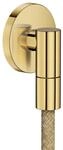 Hansgrohe Wandanschluss Axor Wall outlet Fine rund G1/2" polished gold optic ,