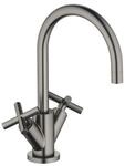 Dornbracht Waschtisch-Einlochbatterie mit Ablaufgarnitur TARA 22513892 Dark Platinum