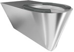 KWC Aquarotter T-WC, CAMPUS, Edelstahl, wandh&auml;ngend, 360x363x700 mm,...