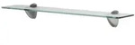 Fackelmann Glasablage 40x12, 2 Halter, Wandmont., 85384 85384