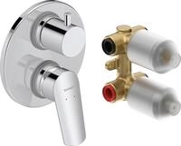 Duravit Duravit No.1 Einhebelmischer Unterputz Set Chrom Hochglanz 137x86x172 mm -