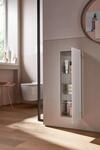 emco Schrankmodul asis pure mit Glasfront T&uuml;ranschlag rechts, Unterputz, 730mm,