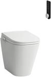 LAUFEN WC-Sitz+Deckel CLEANET MEDA Sp&uuml;lrandl. Stand-WC Silent Flush, wei&szlig;,
