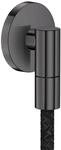 Hansgrohe Wandanschluss Axor Wall outlet Fine rund G1/2" brushed black chrome ,