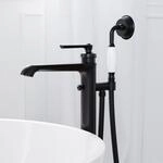 Steinberg Serie 350 Freistehende Wannen-Armatur, mit Umsteller und Handbrause,