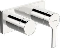 Hansa Wannenarmatur Unterputz HANSARONDA 4459 Ros. eckig 4.0 Plattform chr...