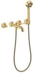 Hansgrohe 3-Loch Wannenarmatur AXOR One Unterputz Wandm.Handbrause...