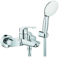 GROHE WannenarmaturEurosmart 25276_3 Wandmontage mit Wandhalterset chrom,...