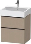 Duravit D-Neo Waschtischunterbau wandh&auml;ngend Leinen Matt 584x442x625 mm -