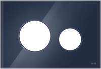 Tece loop Blende f&uuml;r WC-Bet&auml;tigungsplatte Glas abendblau gl&auml;nzend, 9240615...