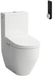 LAUFEN WC-Sitz+Deckel CLEANET PRO Sp&uuml;lrandloses Stand-WC-Kombi, wei&szlig; ,