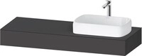 Duravit Qatego Konsole Graphit Matt 1400x550x170 mm - QA4804049490000...