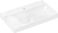 Hansgrohe Waschtisch Xelu Q 800x480 mm m.Ablage li.2 Hahnl&ouml;cher o.&Uuml;berlauf wei&szlig;,