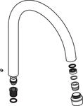 Hansgrohe Auslauf Axor Montreux 3-Loch Wasch- tischarmatur Standmodell chrom,