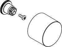 Hansgrohe Griff Axor Massaud Absperrventil chrom, 18096000 18096000