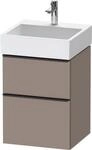 Duravit D-Neo Waschtischunterbau wandh&auml;ngend Basalt Matt 484x442x625 mm -