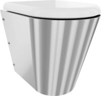 KWC Aquarotter GmbH KWC Aquarotter T-WC, CAMPUS, Edelstahl, wandh&auml;ngend, 360x456x500